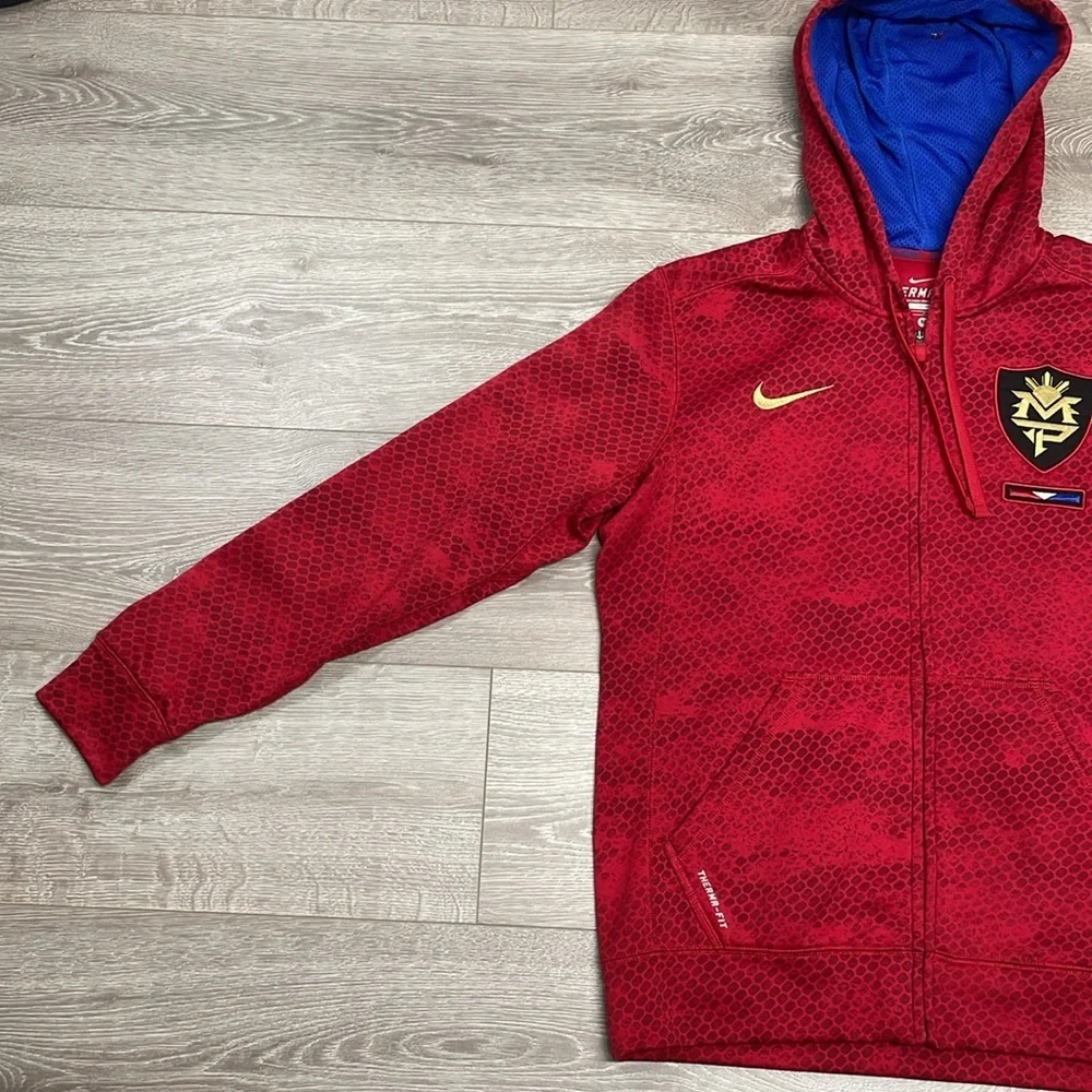 Nike Manny Pacquiao Pac-Man Ko Therma Fit Zip Up Hoodie M
